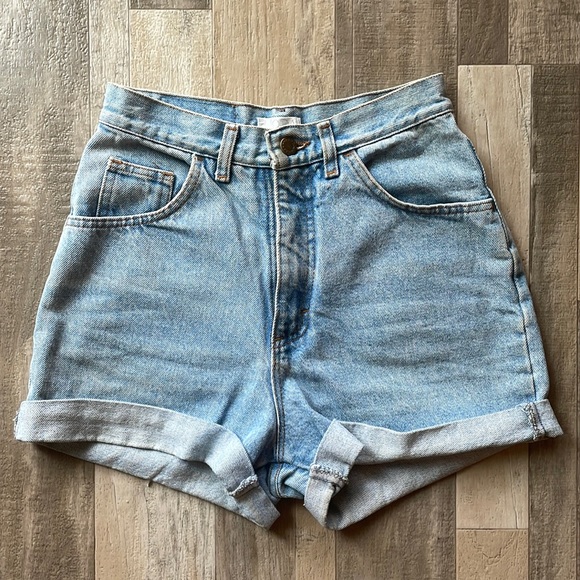 Moda International Pants - Moda vintage highrise Jean shorts cuffed